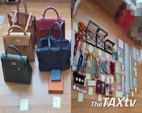명품가방과 귀금속(사진: 국세청)
